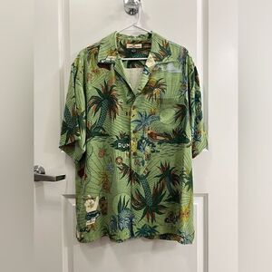 Tommy Bahama 100% Silk Button Down Shirt Size M